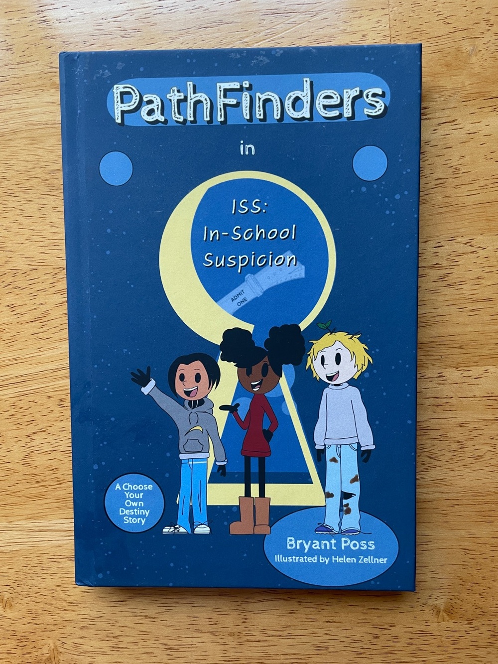 PathFinders ISS: In-School Suspicion – Blue Hardcover Kids Adventure